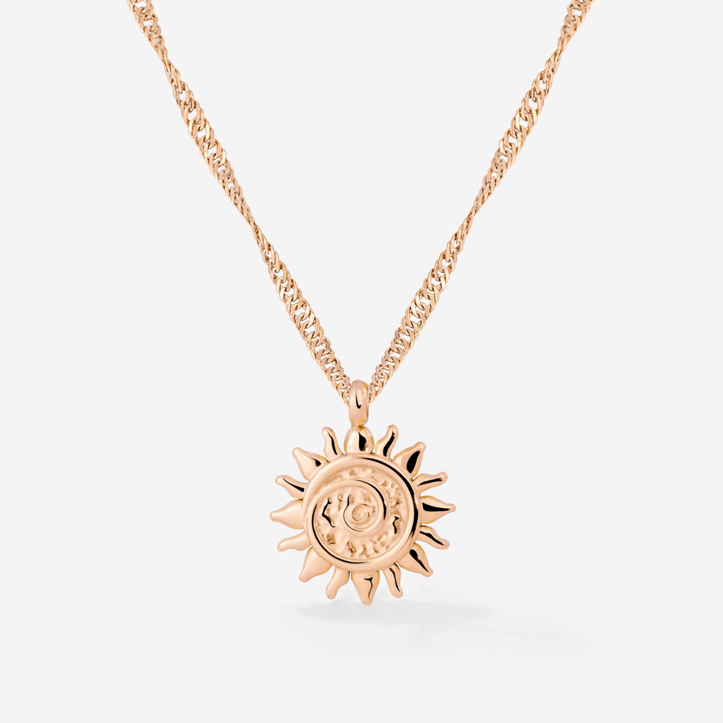 Sunny Swirl Collana Oro Rosa