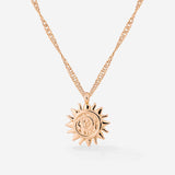Sunny Swirl Collana Oro Rosa