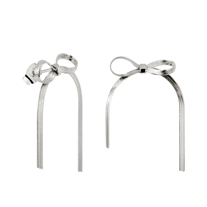 Sweet Bow Orecchini Argento