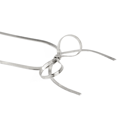 Sweet Bow Collana Argento