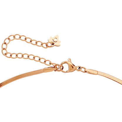 Sweet Bow Collana Oro Rosa