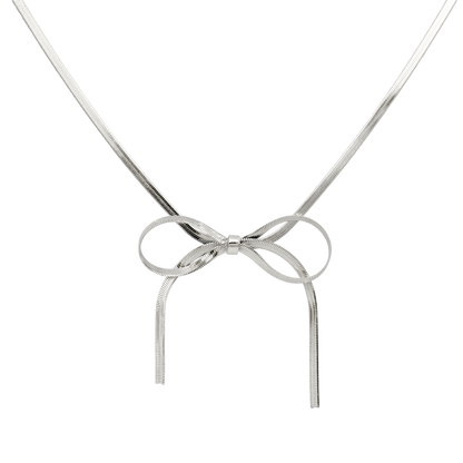 Sweet Bow Collana Argento