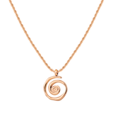 Sweet Swirl Collana Oro Rosa