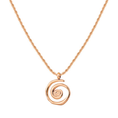 Sweet Swirl Collana Oro Rosa