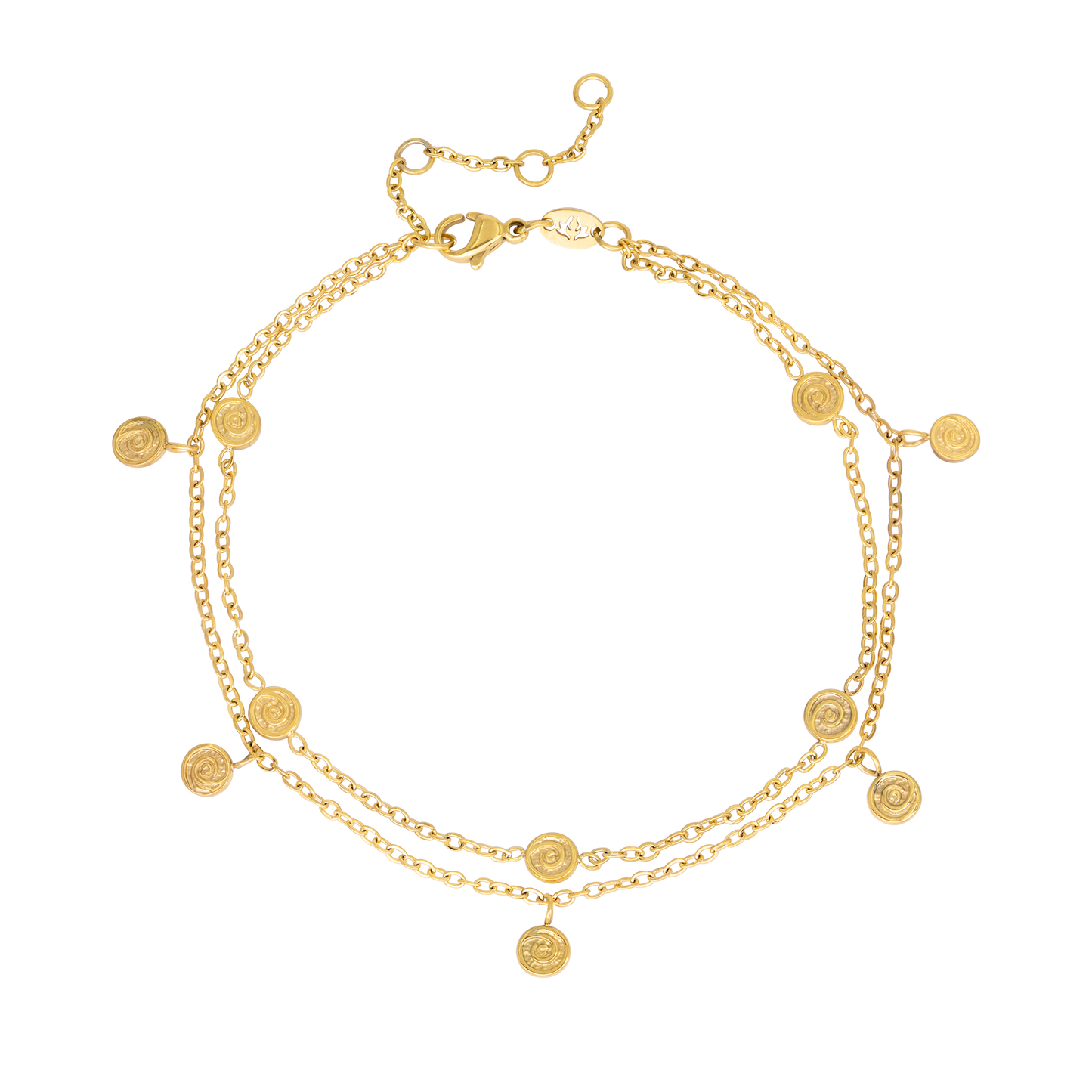 Swirl'n Double Cavigliera Oro