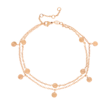 Swirl'n Double Cavigliera Oro Rosa