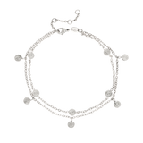 Swirl'n Double Cavigliera Argento