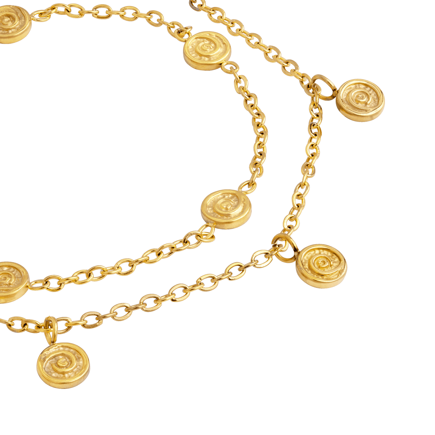Swirl'n Double Cavigliera Oro