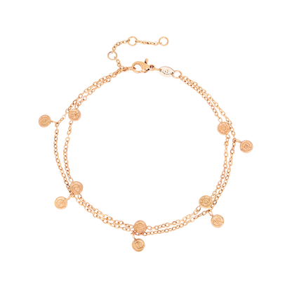 Swirl'n Double Bracciale Oro Rosa