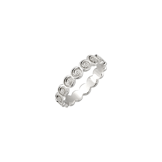 Swirl'n Anello Argento