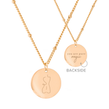 You are pure magic Collana Oro Rosa