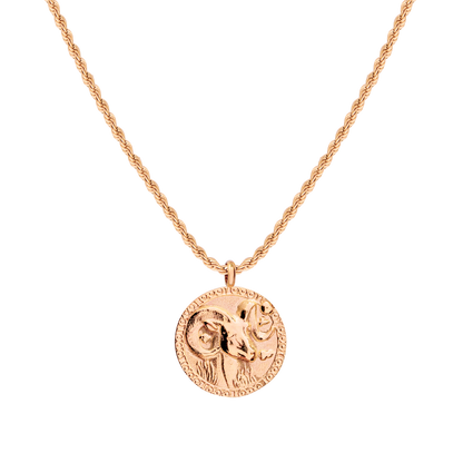 Zodiac Sign Collana Oro Rosa