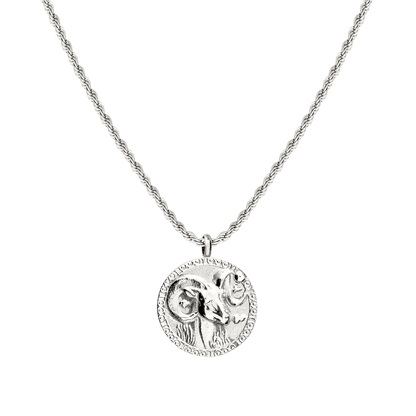Zodiac Sign Collana Argento