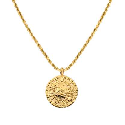 Zodiac Sign Collana Oro