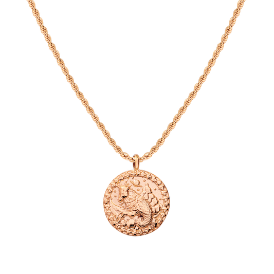Capricorn Collana Oro Rosa