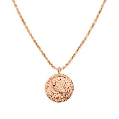 Zodiac Sign Collana Oro Rosa