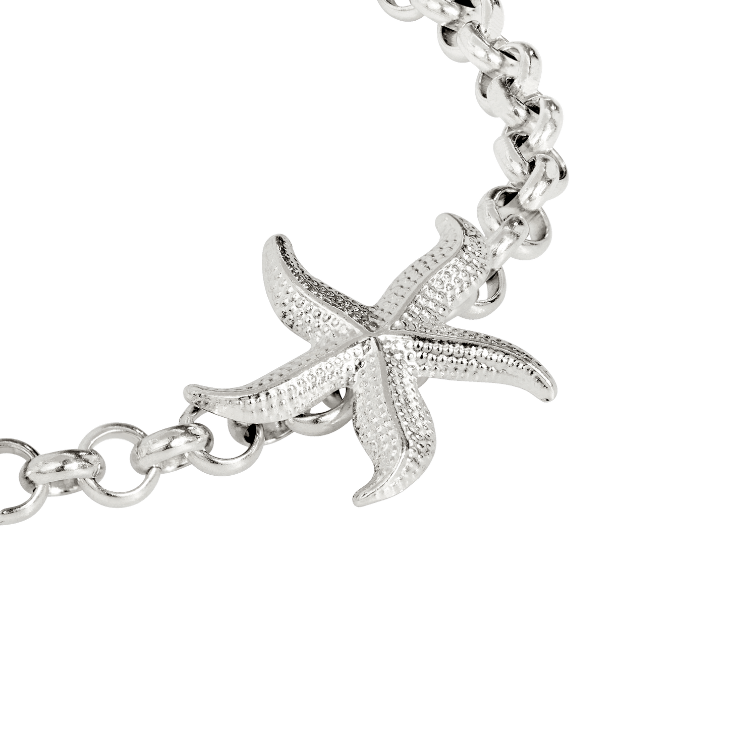 Chunky Starfish Bracciale Argento