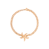 Chunky Starfish Bracciale Oro Rosa