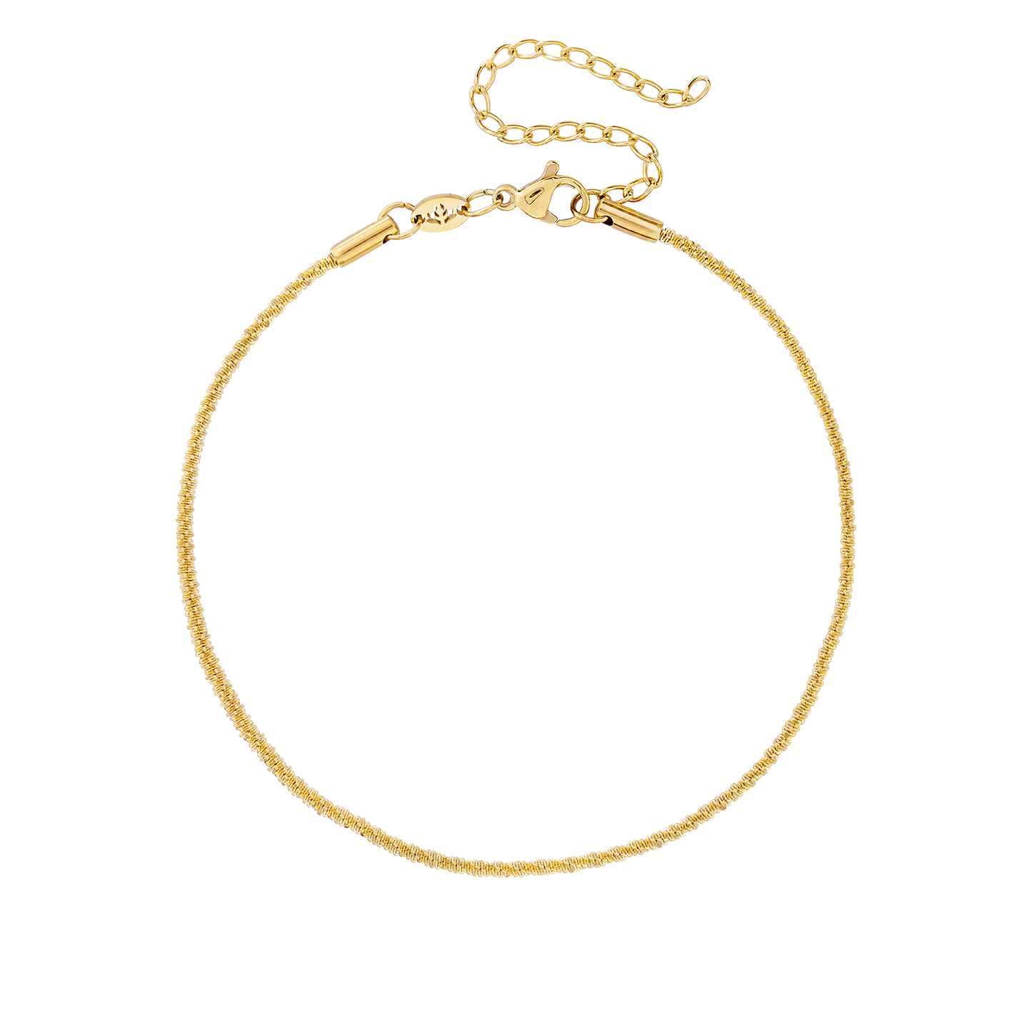 Criss Cross Chain Cavigliera Oro