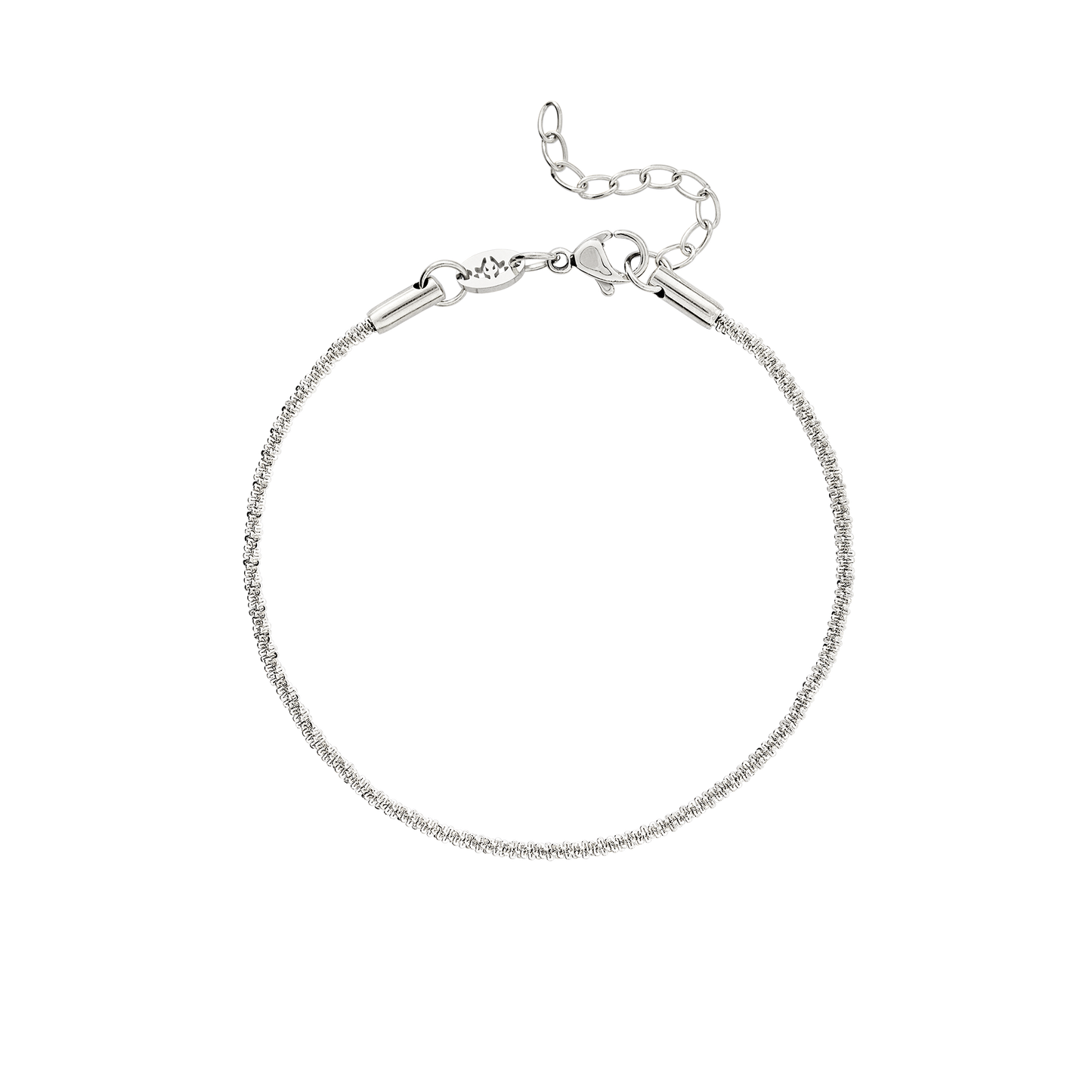 Criss Cross Chain Bracciale Argento