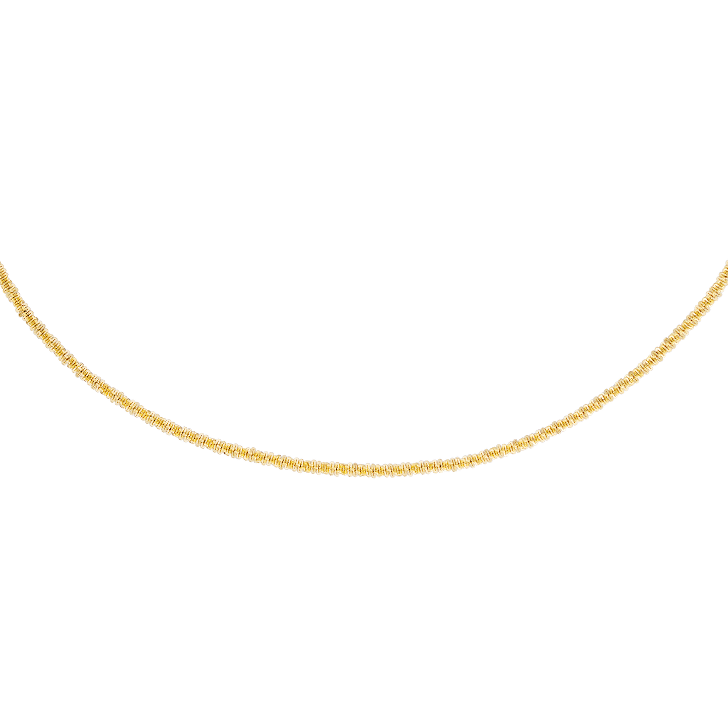 Criss Cross Chain Collana Oro