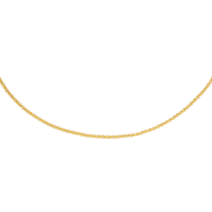 Criss Cross Chain Collana Oro