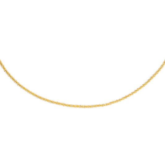 Criss Cross Chain Collana Oro