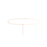 Catena del ventre Pearly Oro Rosa