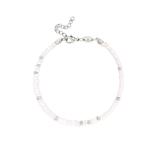 Puka Shell Bracciale Argento