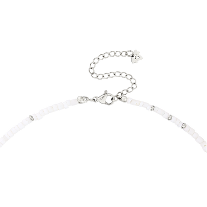 Puka Shell Collana Argento