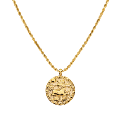 Zodiac Sign Collana Oro