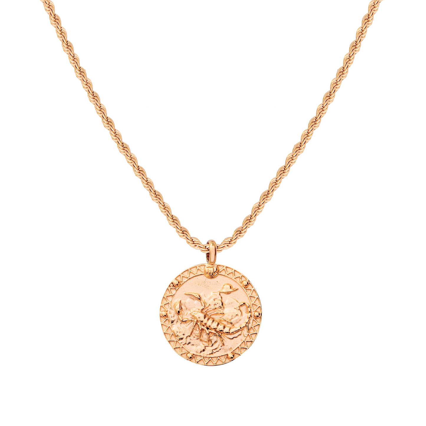 Zodiac Sign Collana Oro Rosa