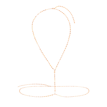 Stunning Jule Body Chain Oro Rosa