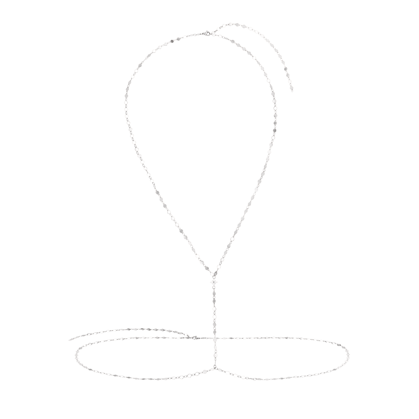 Stunning Jule Body Chain Argento
