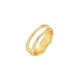 Flowing Gap Anello Oro