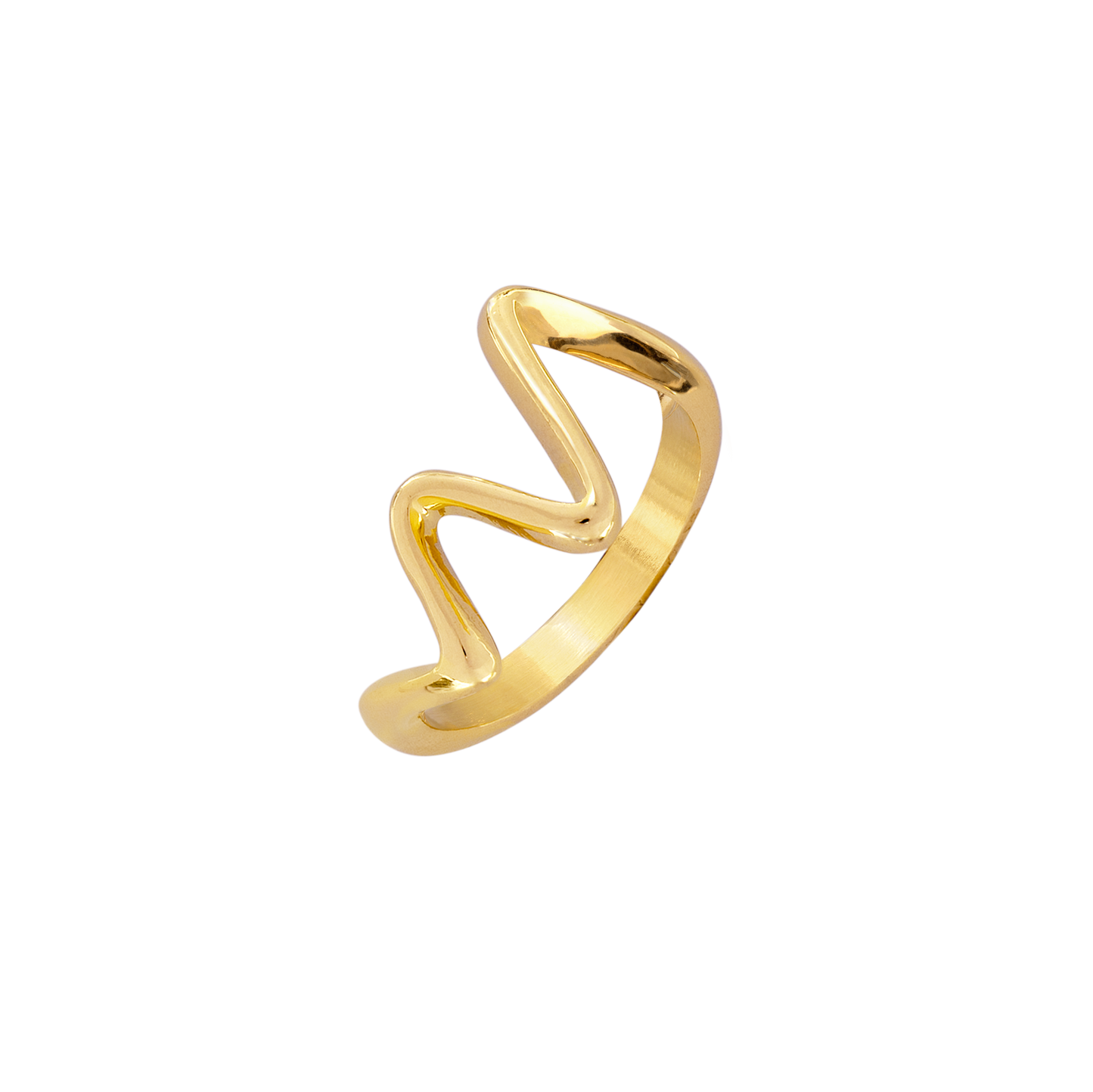 Fluid Motion Anello Oro