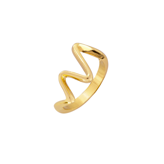 Fluid Motion Anello Oro