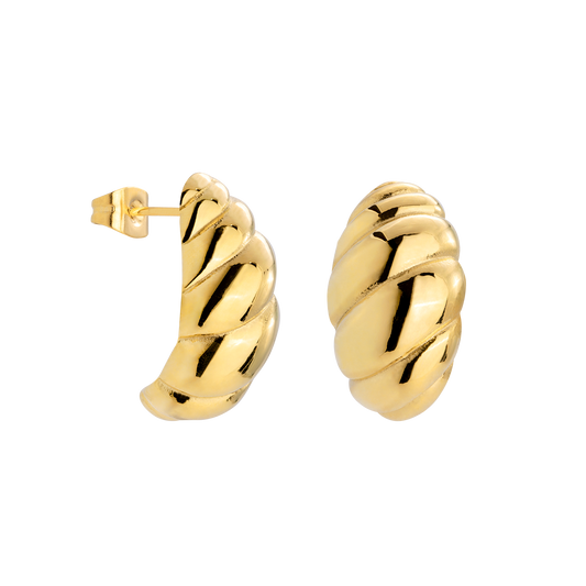Bold Croissant Orecchini Oro