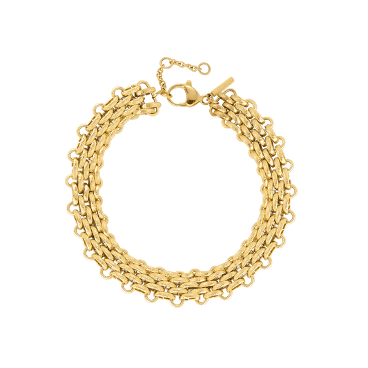 Bold Mesh Bracciale Oro