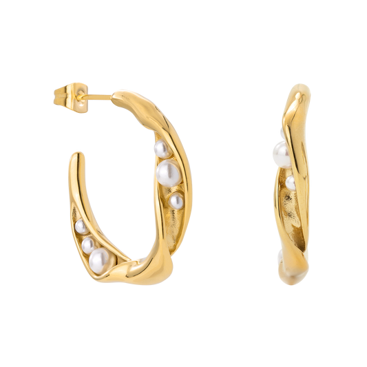 Branch Pearl Orecchini Oro