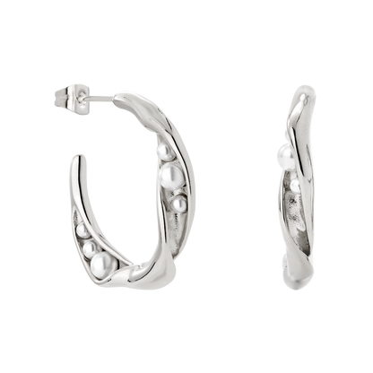 Branch Pearl Orecchini Argento