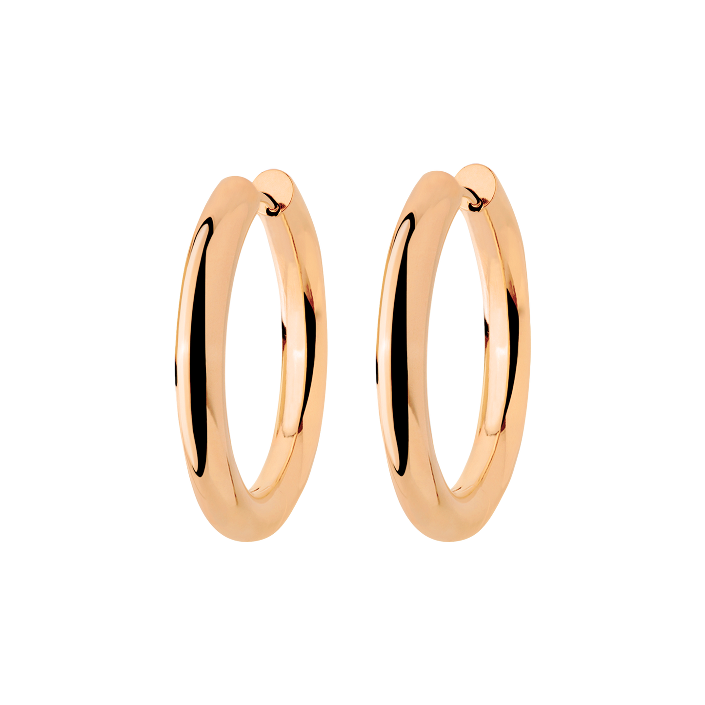 Chunky Hoopies Extra Large Oro Rosa