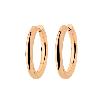 Chunky Hoopies Extra Large Oro Rosa