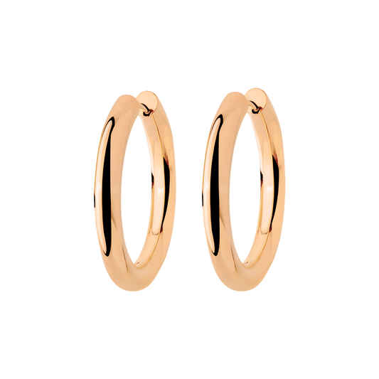 Chunky Hoopies Extra Large Oro Rosa