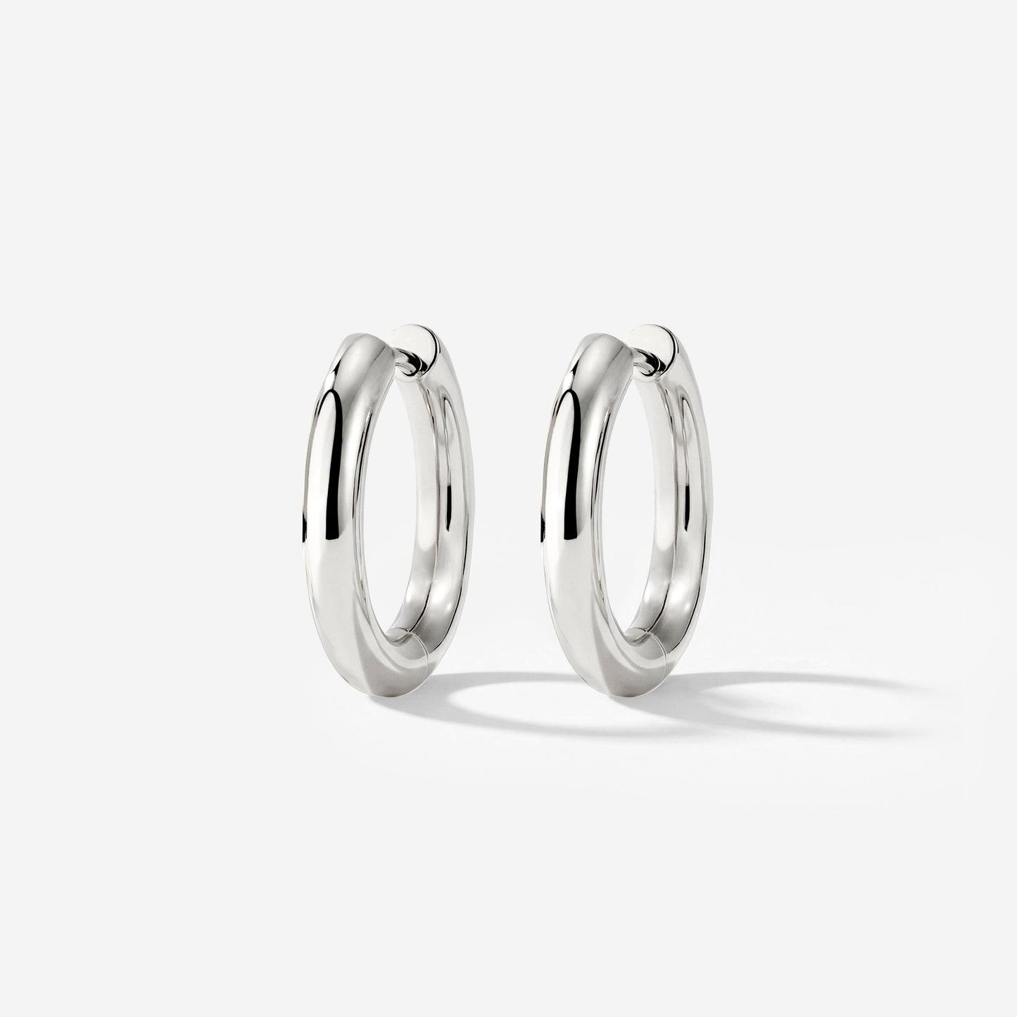 Chunky Hoopies Medium Argento