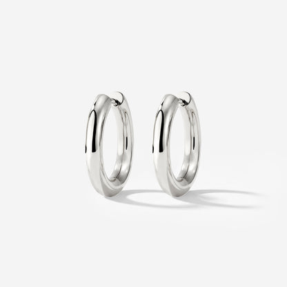 Chunky Hoopies Medium Argento