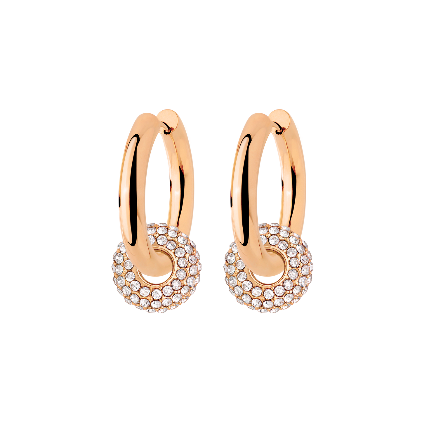 Chunky Radiant Wheel Hop Set Medium Oro Rosa