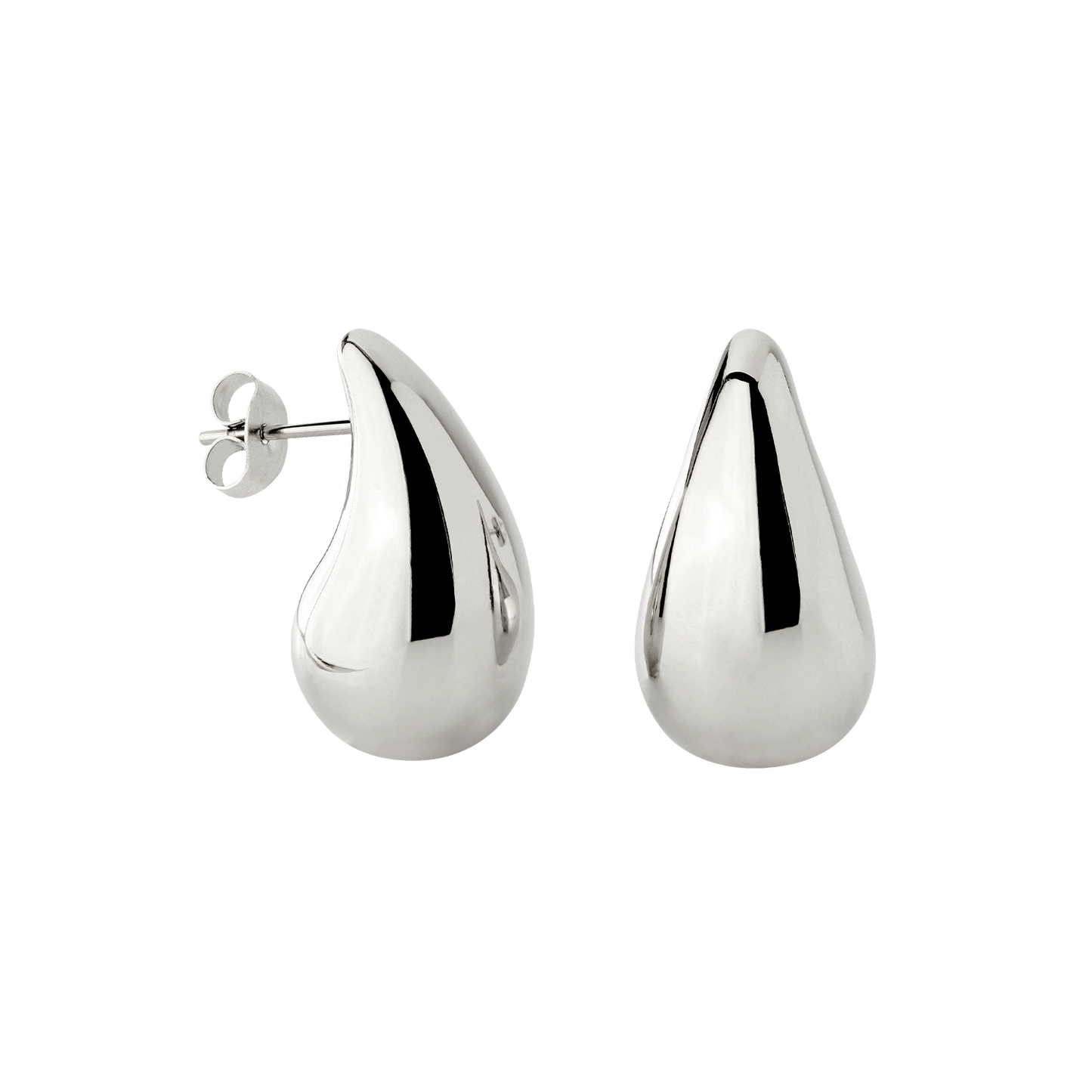 Droplet Orecchini Medium Argento