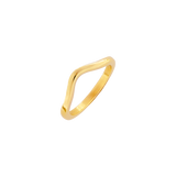 Gentle Curve Anello Oro