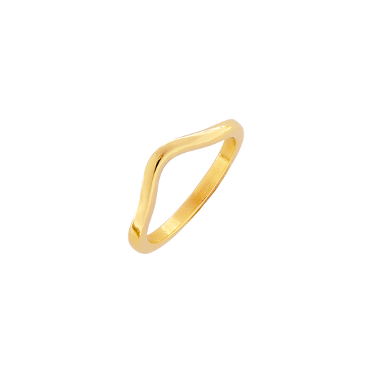 Gentle Curve Anello Oro